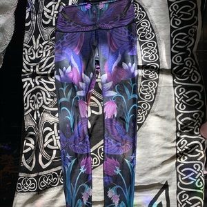 Yoga Democracy Printed Leggings Sz Small
